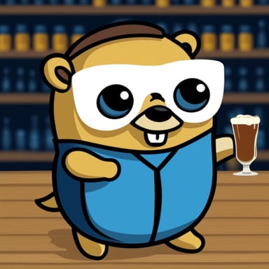 Ilya, the Go Blue Gopher, really loves the Python programming language and beer.