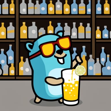 Go Blue Gopher drinks vodka.