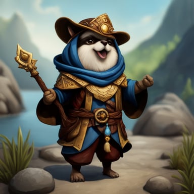 Go Blue Gopher as Sebille from Divinity Original Sin 2.