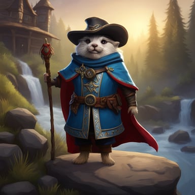 Go Blue Gopher as Sir Lora from Divinity Original Sin 2.