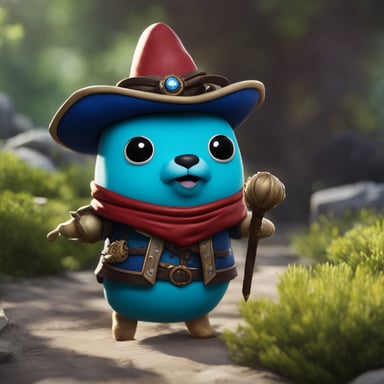 Go Blue Gopher as Sir Lora from Divinity Original Sin 2.