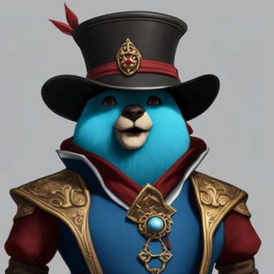 Go Blue Gopher as Sir Lora from Divinity Original Sin 2.