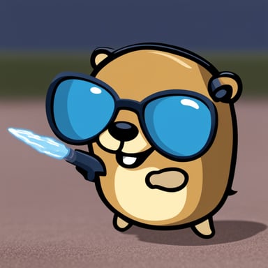 Go Blue Gopher as cybersecurity gopher with advantage experience.