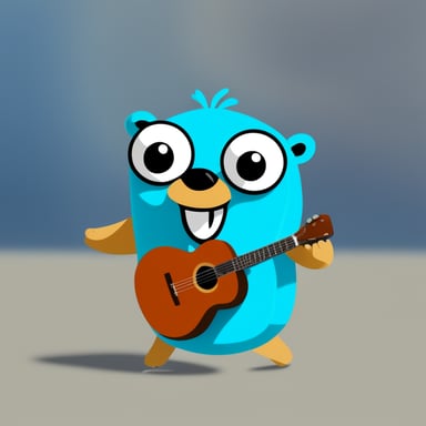 Go Blue Gopher as Happy Yandex