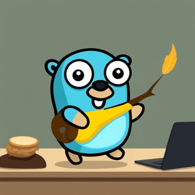 Go Blue Gopher as Happy Yandex