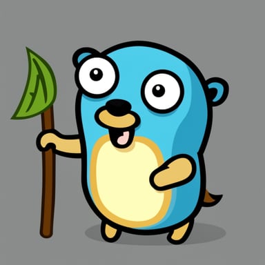 Go Blue Gopher as Happy Yandex