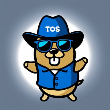 Go Blue Gopher as a Datadog themed gopher.