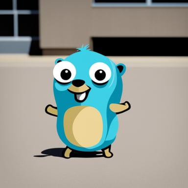 The go blue gopher is always happy on Twitter.