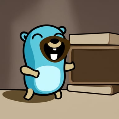 The go blue gopher is always happy on Twitter.