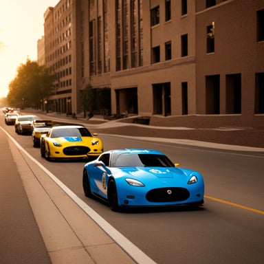Go Blue Gopher racing