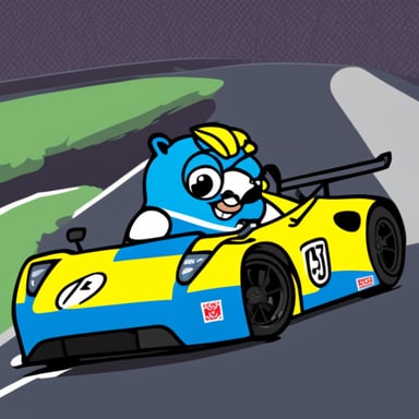 Go Blue Gopher racing
