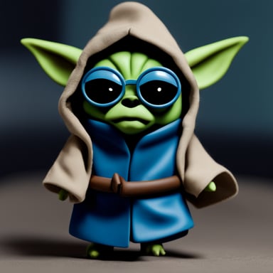 Go Blue Gopher as Master Yoda.
