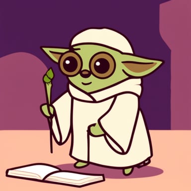Go Blue Gopher as Master Yoda.