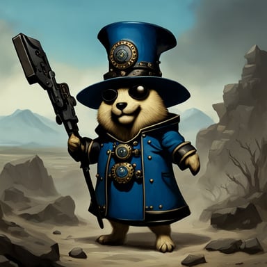 Go Blue Gopher as Gother from Warhammer 40,000.