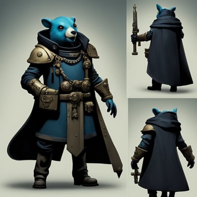 Go Blue Gopher as Gother from Warhammer 40,000.