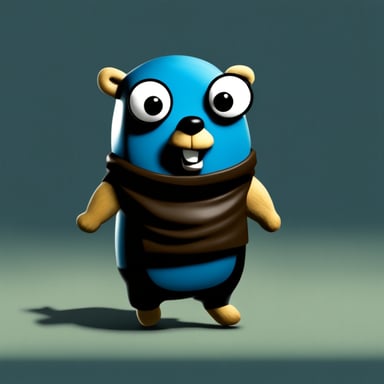 Go Blue Gopher as a mascot of Rust.