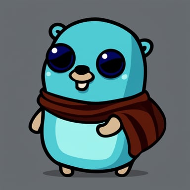 Go Blue Gopher: strong, tough, and skilled in hacking.