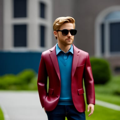 Go Blue Gopher as Ryan Gosling from Barbie.