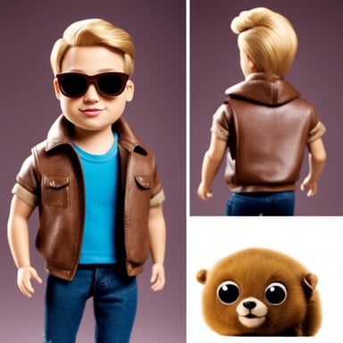 Go Blue Gopher as Ryan Gosling from Barbie.