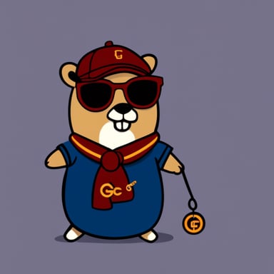 Go Blue Gopher in Gucci shirt