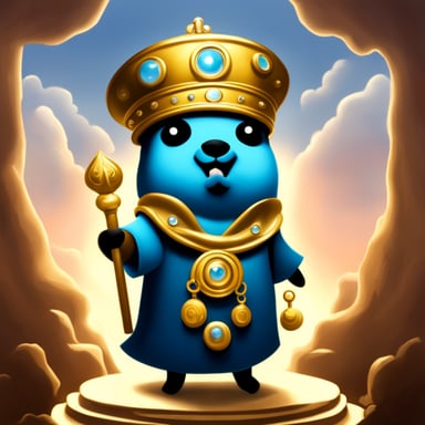 Go Blue Gopher as god Hermes