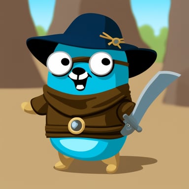 Go Blue Gopher as an incognito ninja gopher with deadly skills.