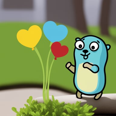 Go blue gopher feels depressed.