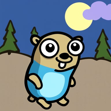 Go blue gopher feels depressed.