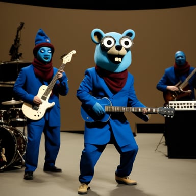 Go Blue Gopher as a Slipknot band member.