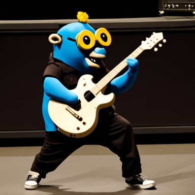 Go Blue Gopher as a Slipknot band member.