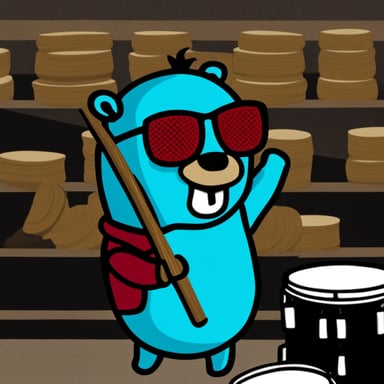 Go Blue Gopher as a Slipknot band member.