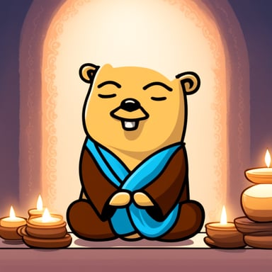 Go Blue Gopher finds peace through Buddhist practices.