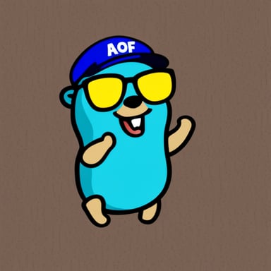 Blue gopher with AOF shirt is now Go Blue Gopher with AOF shirt.