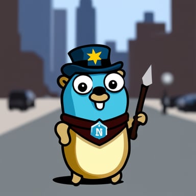Go blue gopher as foremaninsane.