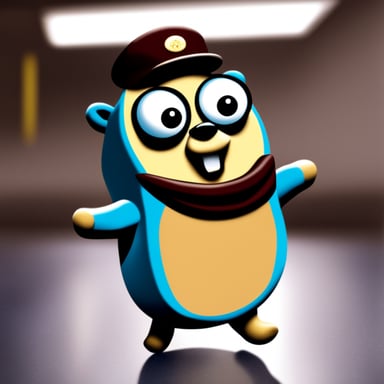 Go blue gopher as Chad Gopher.