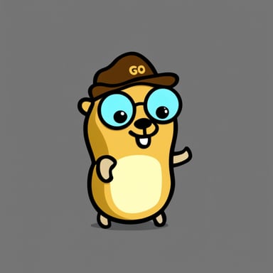 Go blue gopher as Chad Gopher.