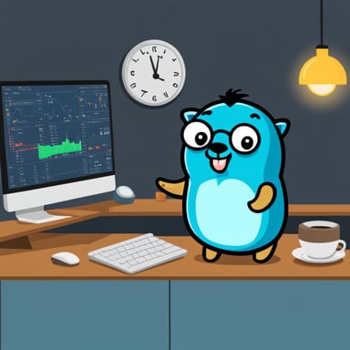 Go Blue Gopher writes crypto copy trader software.