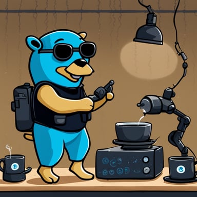 Go Blue Gopher version of Java service mesh