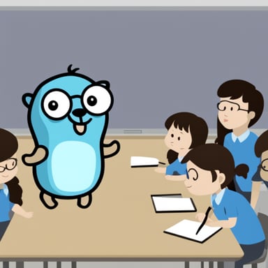 Go Blue Gopher is a teacher.