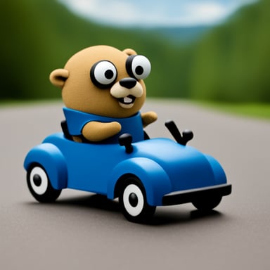 Go Blue Gopher as the driver.