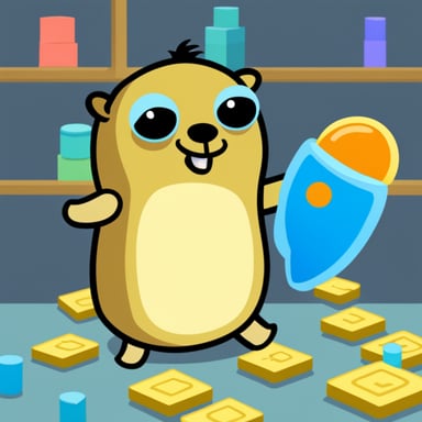 Go Blue Gopher searches for concurrency.
