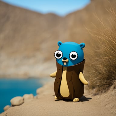 Go Blue Gopher experiences despair in Kubernetes management.