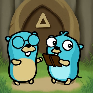 Go Blue Gopher as the helpful spirit vs. the gopher daemon.