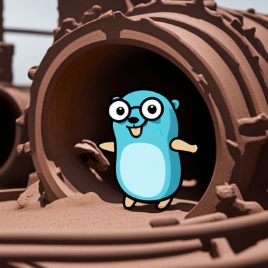 Go Blue Gopher prefers Rust over Golang for its tasks.