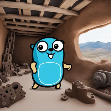 Go Blue Gopher prefers Rust over Golang for its tasks.