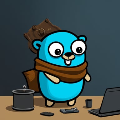 Go Blue Gopher prefers Rust over Golang for its tasks.