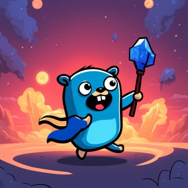 Go blue gopher wins against the evil PHP demon.