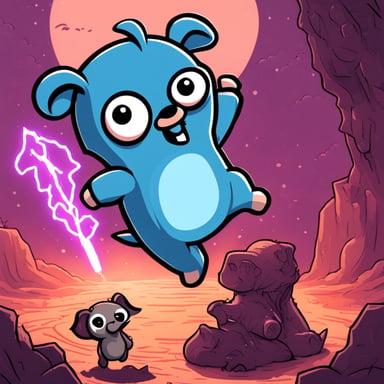 Go Blue Gopher wins against the evil PHP elephant.