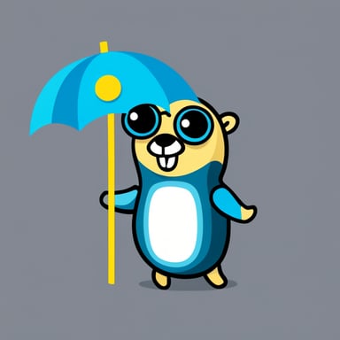 Go Blue Gopher as Kafka