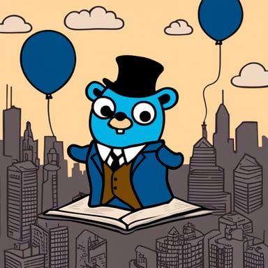 Go Blue Gopher as Kafka